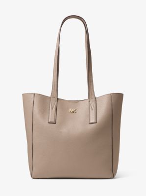 michael kors junie large pebbled leather tote