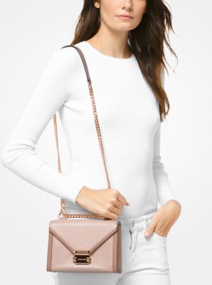 Whitney small leather on sale convertible shoulder bag