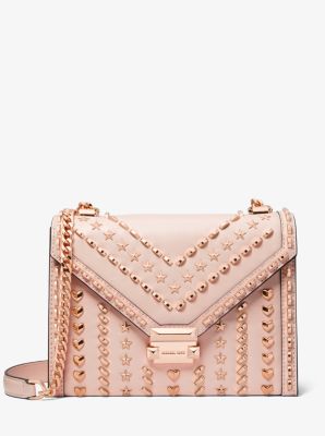 michael kors whitney studded shoulder bag