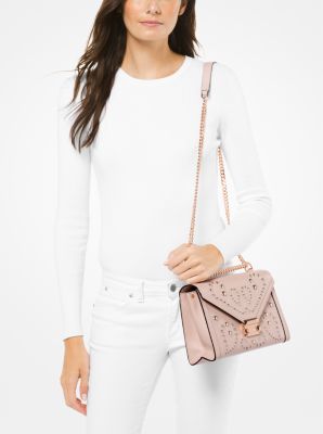 Michael kors whitney large embellished leather shoulder bag sale