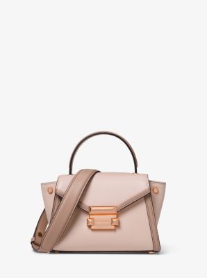 Michael michael kors hotsell whitney mini leather satchel