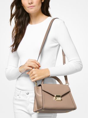 Whitney medium 2025 leather satchel