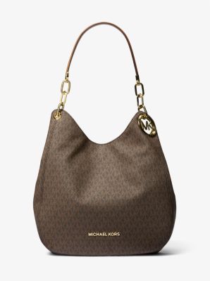 michael kors large logo shoulder bag