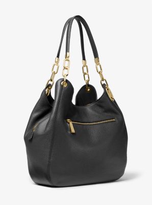 Lillie large pebbled leather shoulder bag online