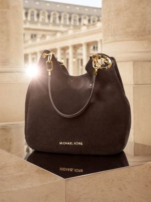 Michael Kors Bags | Michael Kors Sheila Small Center Zip Satchel Crossbody Bag | Color: Brown/Gold | Size: Small | Newexperience27's Closet