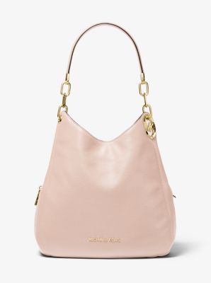 Lillie Large Pebbled Leather Shoulder Bag