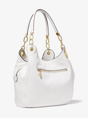 Bolso de hombro Lillie grande de piel granulada