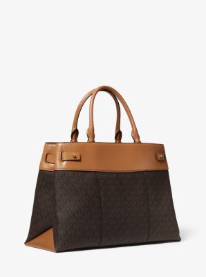 michael michael kors gramercy large leather satchel