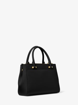 Michael kors best sale gibson leather satchel