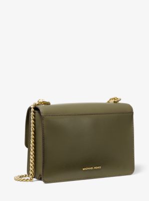 Jade Large Leather Crossbody Bag image number 2