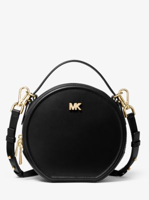 Sac bandouli re rond Delaney de taille moyenne en cuir Michael