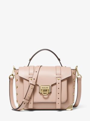 Manhattan Medium Leather Satchel | Michael Kors