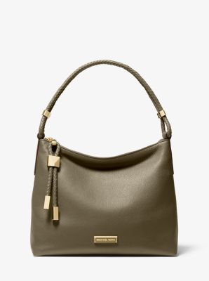 Michael kors lexington large shop pebbled leather shoulder bag