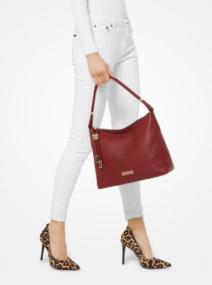 michael kors lexington medium pebbled leather shoulder bag
