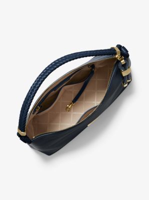 Lexington Large Pebbled Leather Shoulder Bag