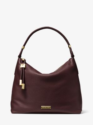 michael kors lexington large pebbled leather shoulder bag