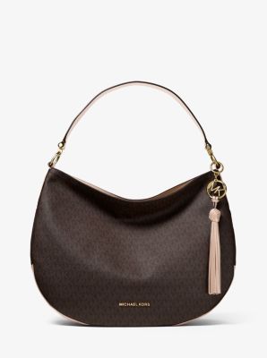 Brooke Large Logo Shoulder Bag | Michael Kors