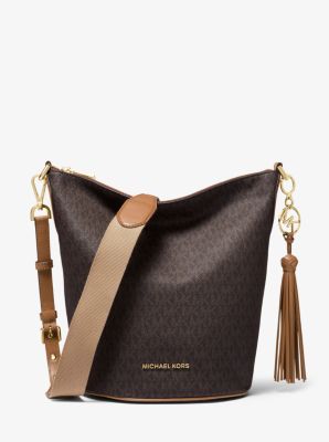 Brooke Medium Logo Bucket Bag Michael Kors