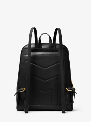 Toby Medium Pebbled Leather Backpack Michael Kors