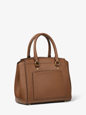 Park Medium Saffiano Leather Satchel image number 2