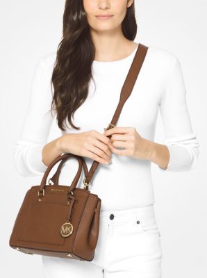 Park Medium Saffiano Leather Satchel image number 3