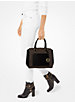 Park Large Logo and Leather Satchel image number 3