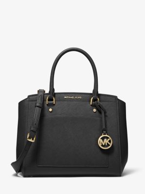 Michael kors shop large black satchel