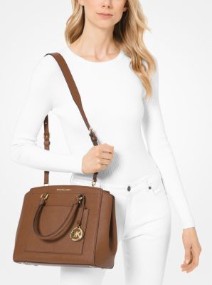 Michael Kors Medium Park Saffiano deals Satchel