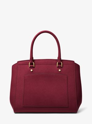 Park Large Saffiano Leather Satchel | Michael Kors