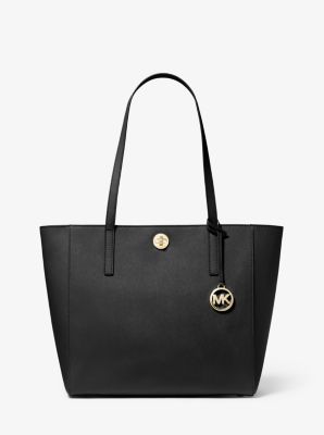 Michael Kors Rivington Large Saffiano Leather Tote Bag in Grey