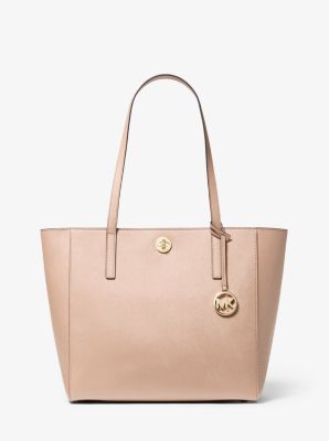 Michael michael kors rivington sales large saffiano leather tote bag