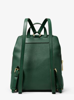 Michael kors green backpack hotsell