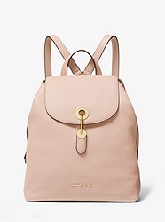 Raven Medium Pebbled Leather Backpack - SOFT PINK - 30T9GRXB2L