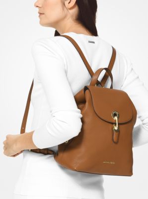 Raven Medium Pebbled Leather Backpack Michael Kors Canada