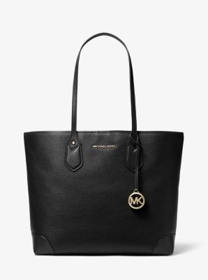 Eva Large Pebbled Leather Tote Bag Michael Kors