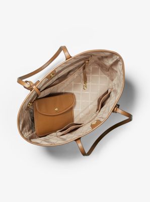 Eva Large Pebbled Leather Tote Bag image number 1