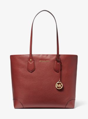 Eva Large Pebbled Leather Tote Bag | Michael Kors