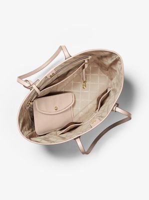 Grand sac fourre-tout Eva en cuir grain&eacute;