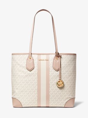 michael kors white tote bag