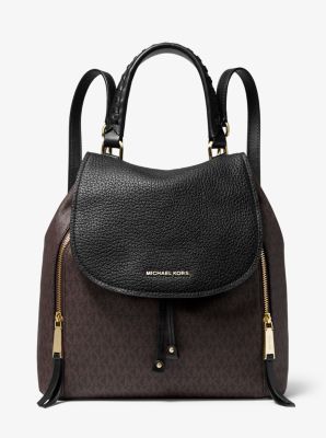 michael kors abbey large logo backpack