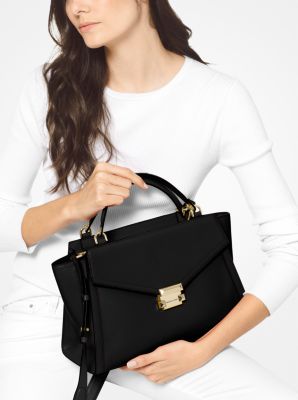 Michael kors whitney large leather clearance satchel