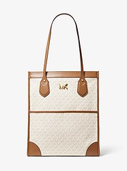 Bay Large Logo Tote - VANILLA/ACORN - 30T9GYIT3B