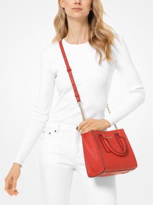 Alessa Medium Pebbled Leather Satchel | Michael Kors Canada