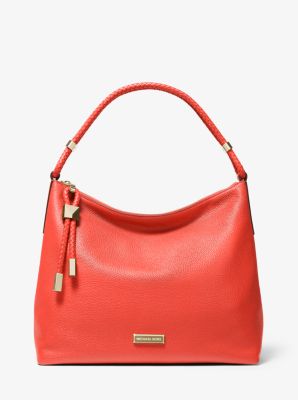 Lexington Large Pebbled Leather Shoulder Bag Michael Kors