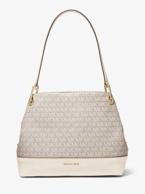 michael kors raven large logo tote