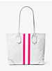 Eva Large Logo Stripe Tote Bag image number 3