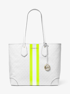 Eva Large Logo Stripe Tote Bag | Michael Kors