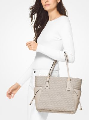 Logo Jacquard Tote Bag 