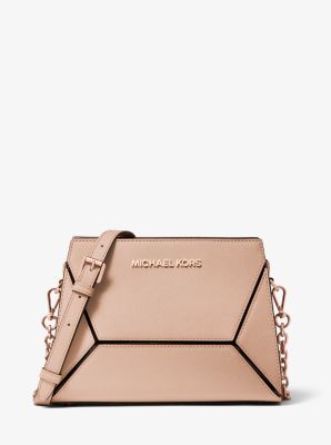 Prism Medium Saffiano Leather Crossbody Bag