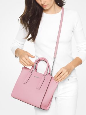 Alessa large pebbled leather satchel new arrivals